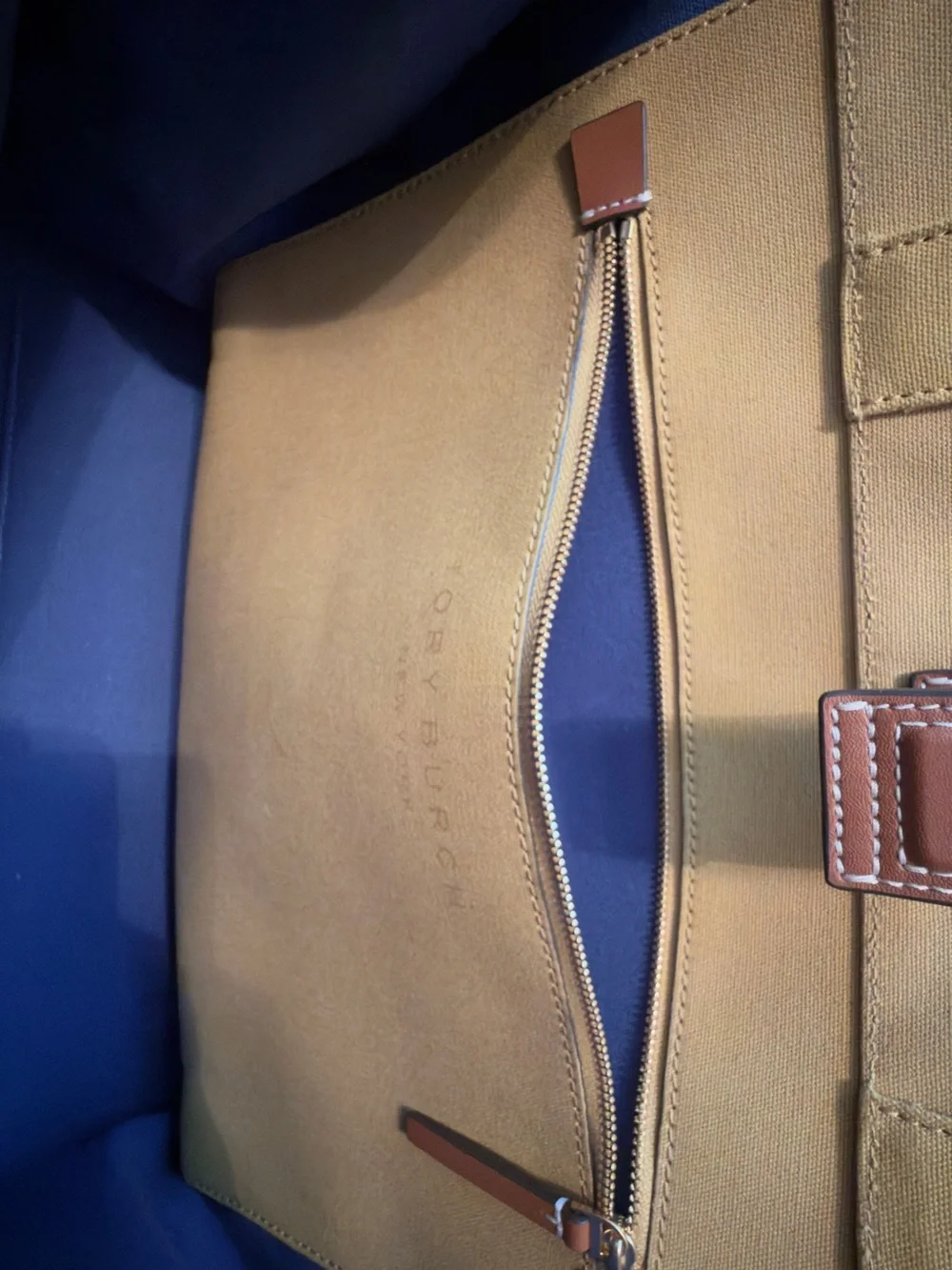 TORY BURCH Ella Tote Canvas